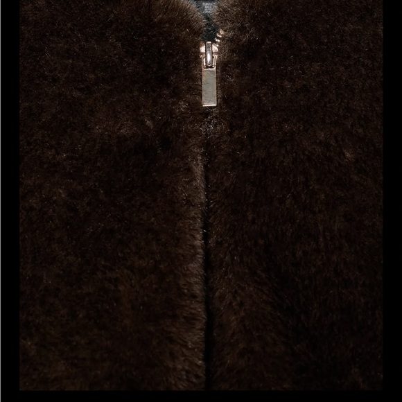 Zara Dark Brown Bomber Jacket - Picture 7 of 9